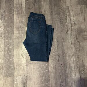 Wax Jean Women's Skinny Jeans - Dark Blue